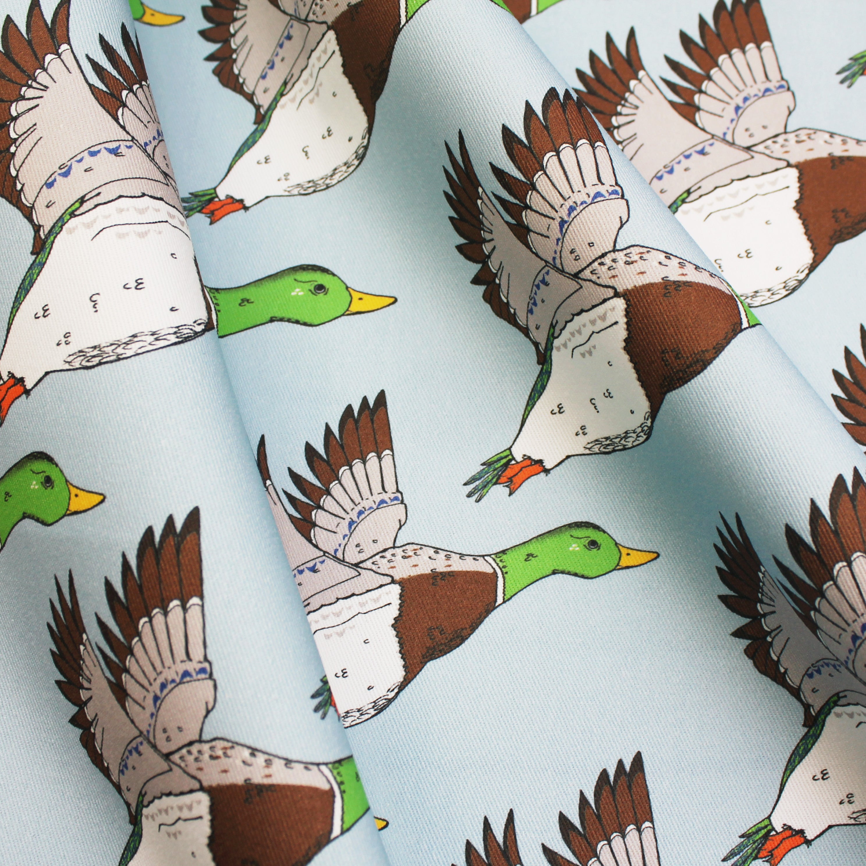 Flying Ducks Fabric - Martha and Hepsie