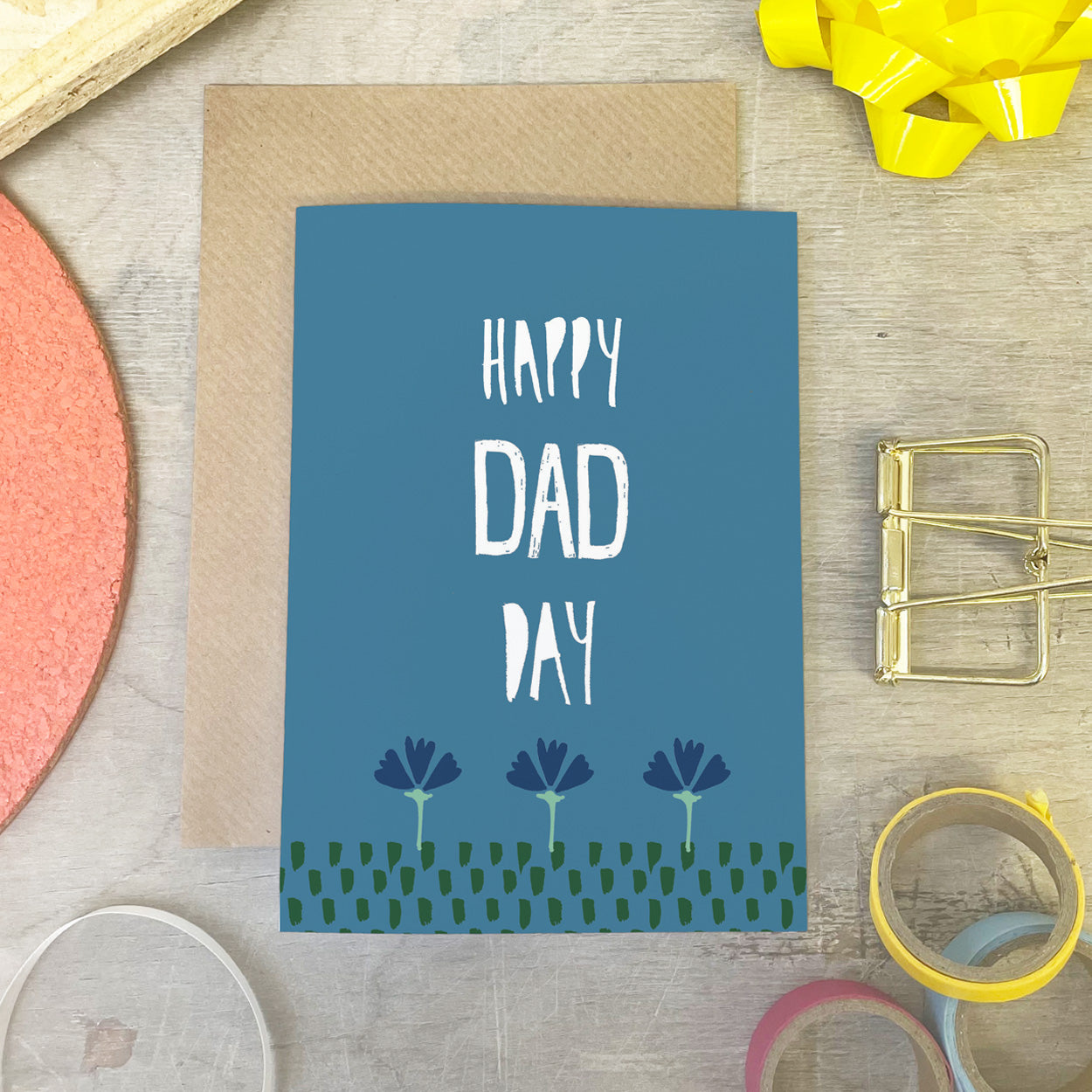 Flower Father's Day Card - Martha and Hepsie