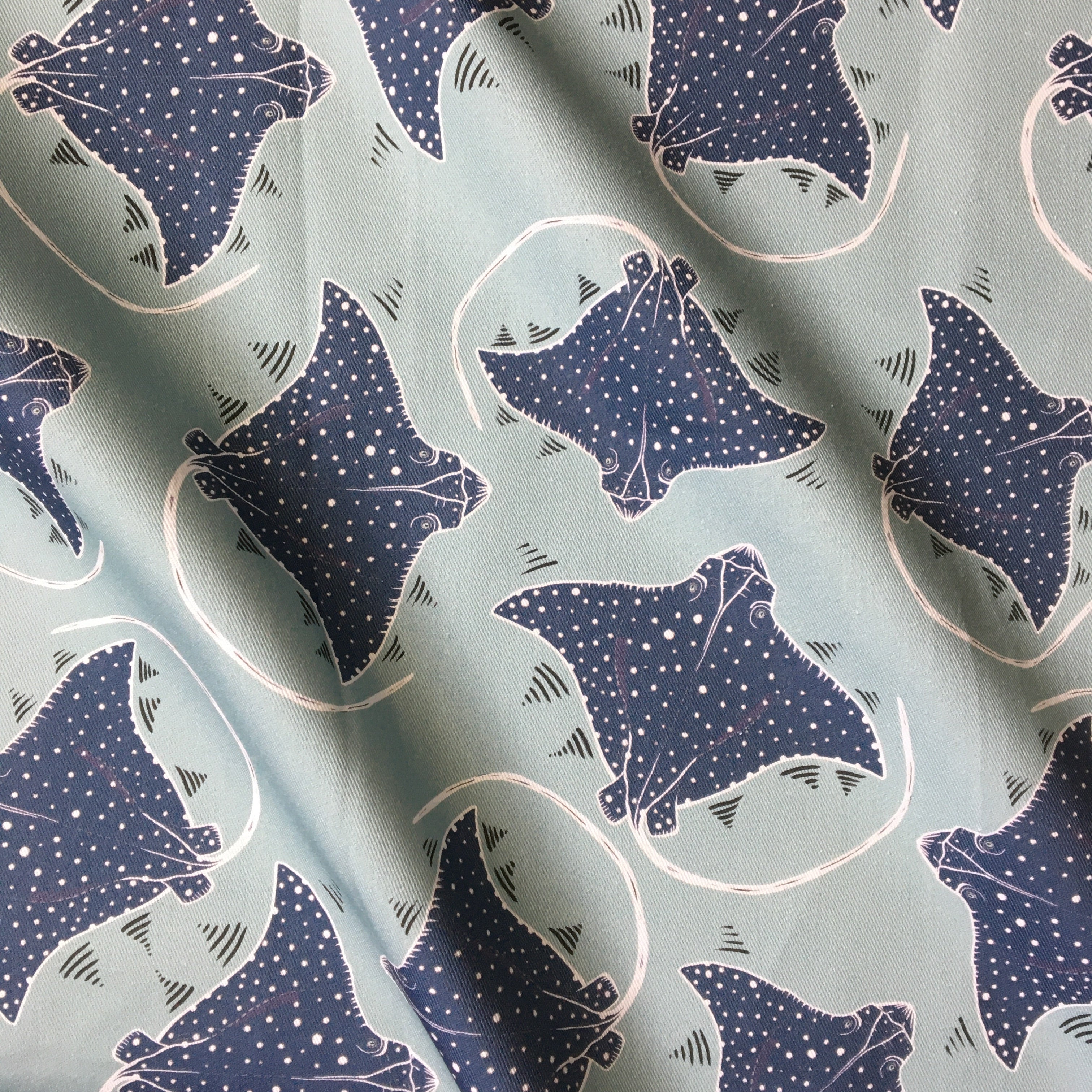 Ray Sea Life Fabric