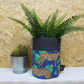 Leopard and Monstera Leaf Storage Basket - Martha and Hepsie
