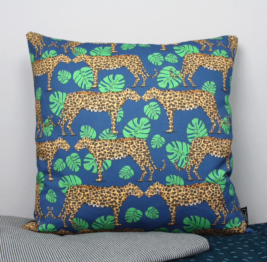 Leopard Cushion - Martha and Hepsie
