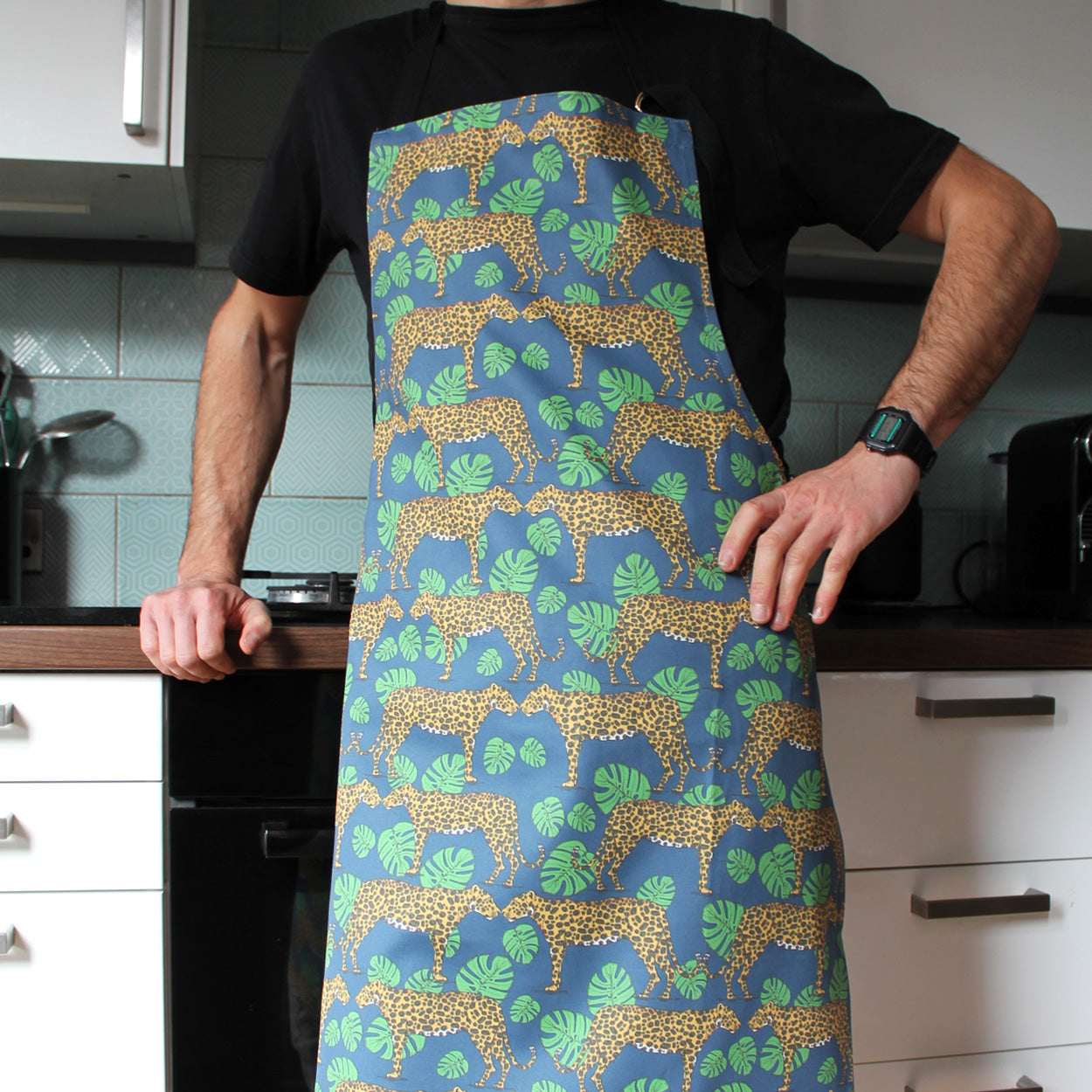 Leopard Kitchen Apron