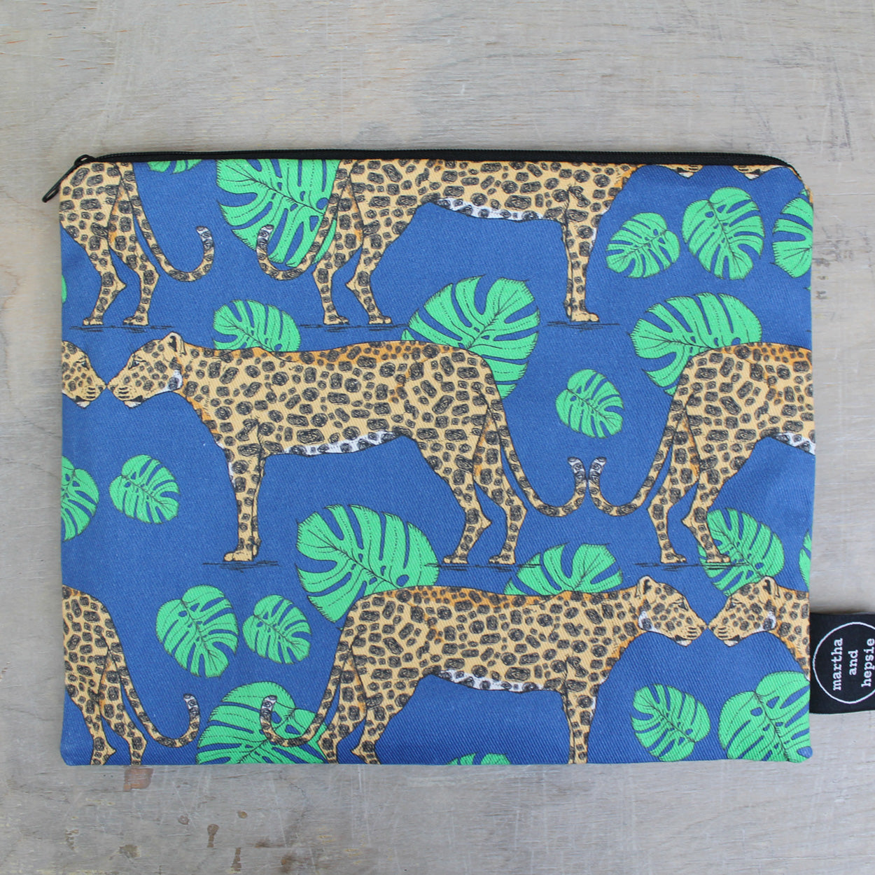 Leopard Wash Bag - Martha and Hepsie