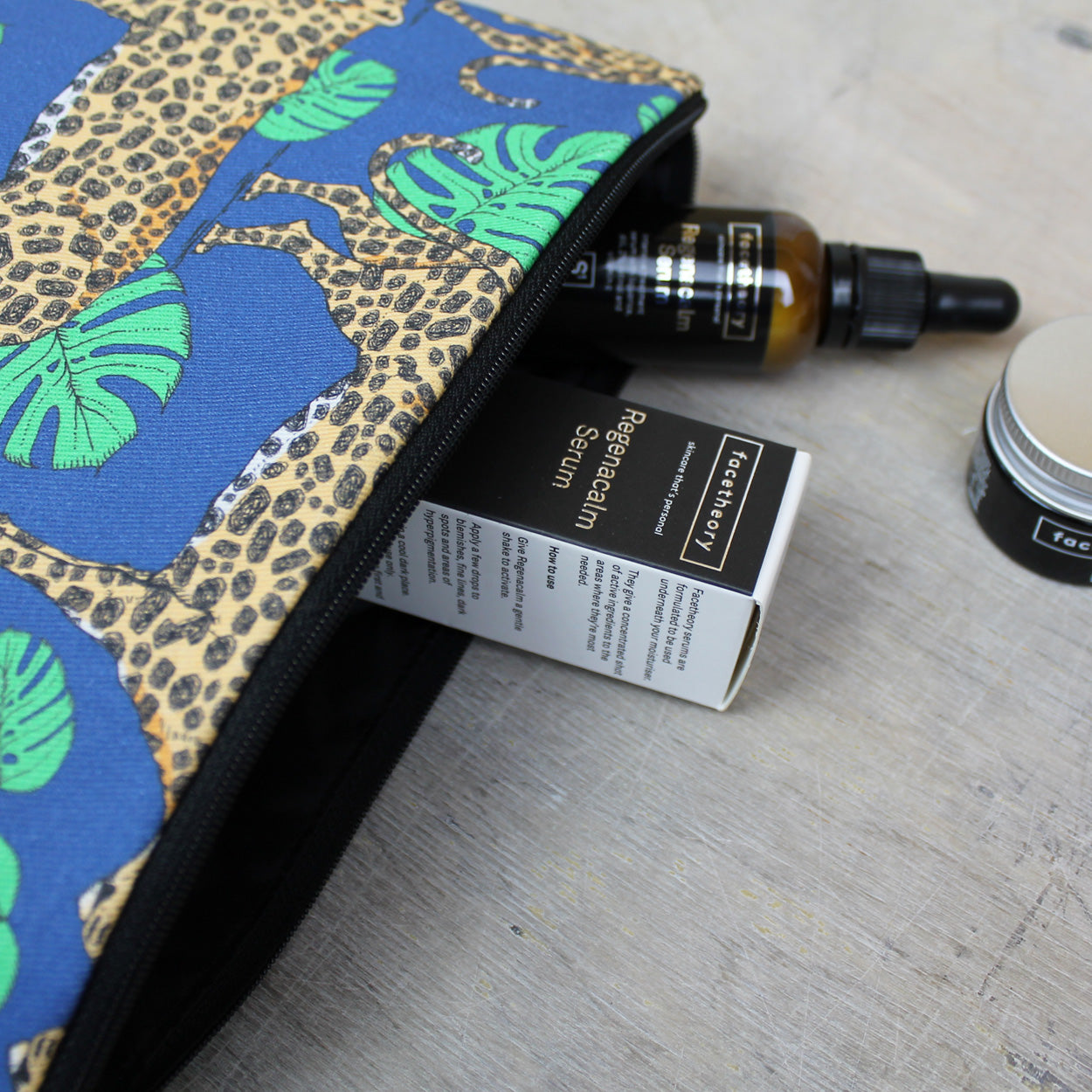 Leopard Wash Bag - Martha and Hepsie