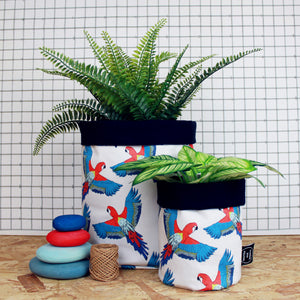 Tropical Parrot Storage Basket - Martha and Hepsie