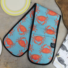 Load image into Gallery viewer, Crab Double Oven Gloves
