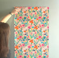 Wildflower Wallpaper - Peach - Martha and Hepsie