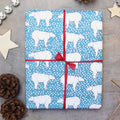 Polar Bear Gift Wrap - Martha and Hepsie