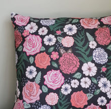 Load image into Gallery viewer, Rose and Fern Cushion
