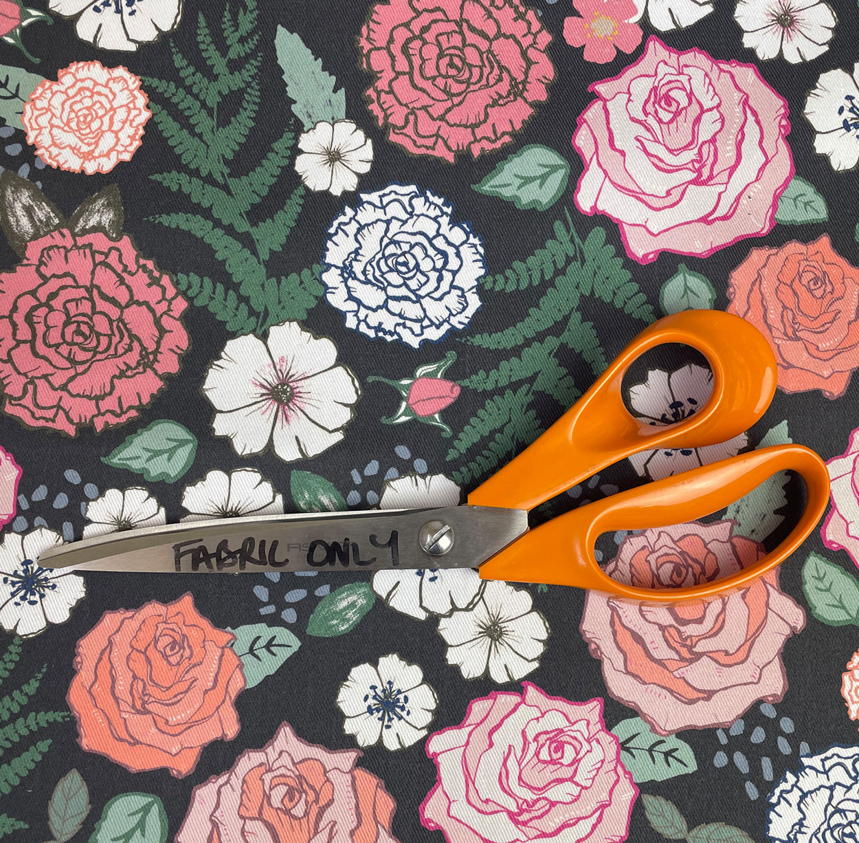 Rose and Fern Fabric - Martha and Hepsie