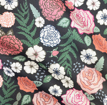 Load image into Gallery viewer, Rose and Fern Fabric

