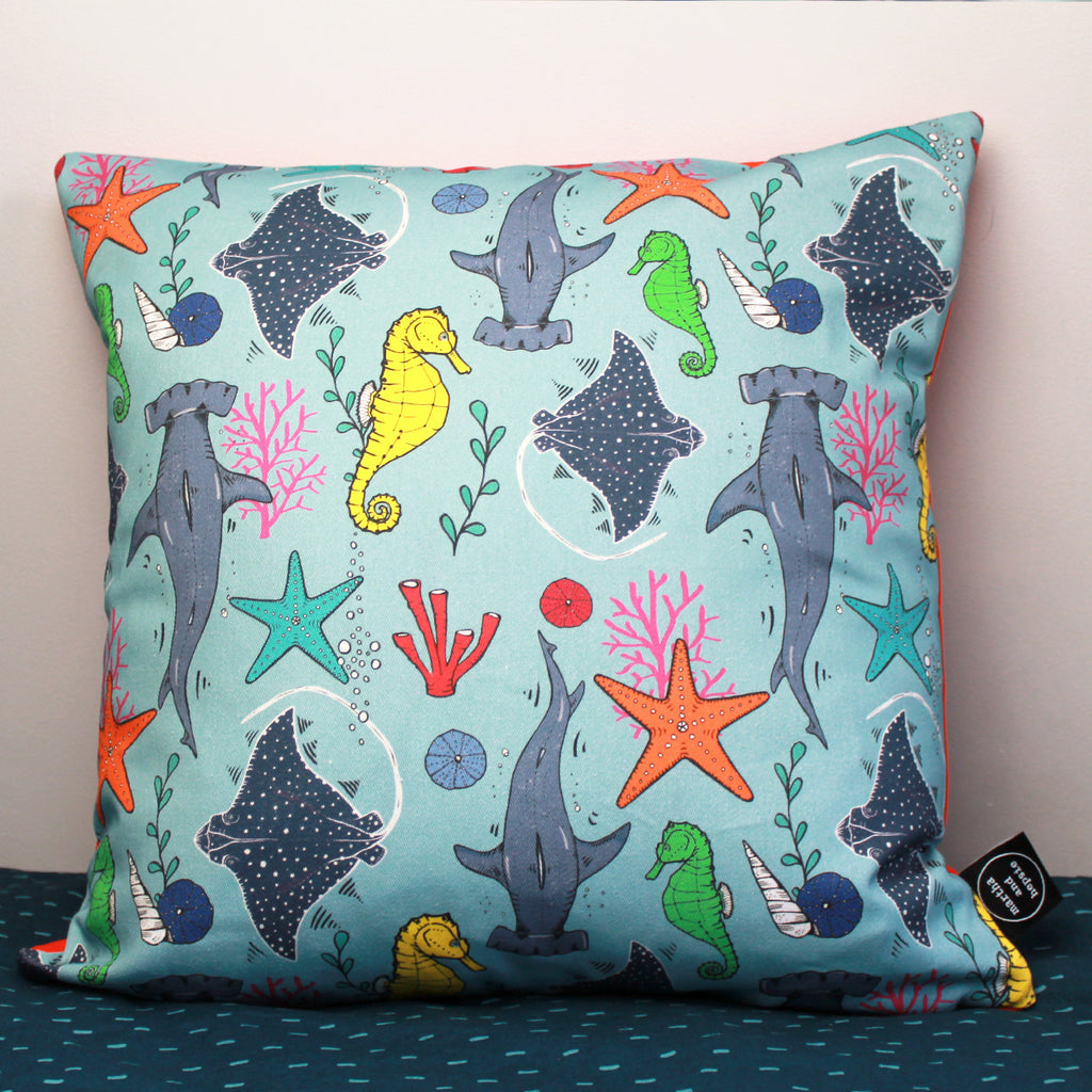 Under The Sea Nautical cushion