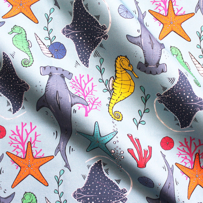 Under The Sea Reef Fabric - Martha and Hepsie
