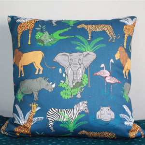 Safari animal cushion