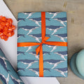 Whale Gift Wrap - Martha and Hepsie