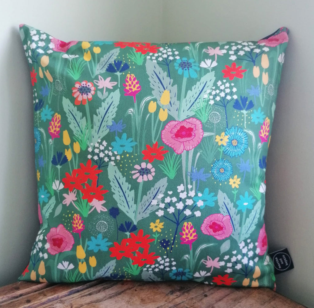Wildflower Cushion - Martha and Hepsie