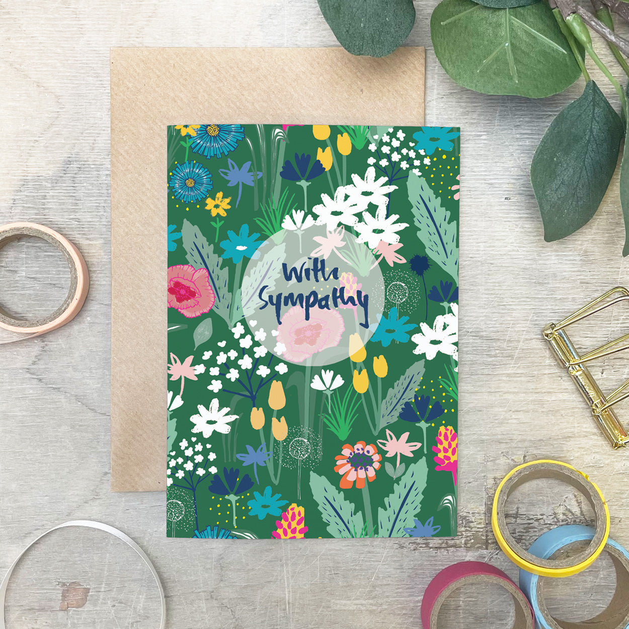 Wildflower Sympathy Card - Martha and Hepsie