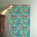 Wildflower Wallpaper - Blue - Martha and Hepsie