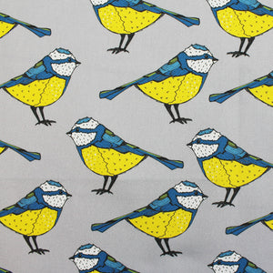 Blue Tit Bird Fabric - Martha and Hepsie
