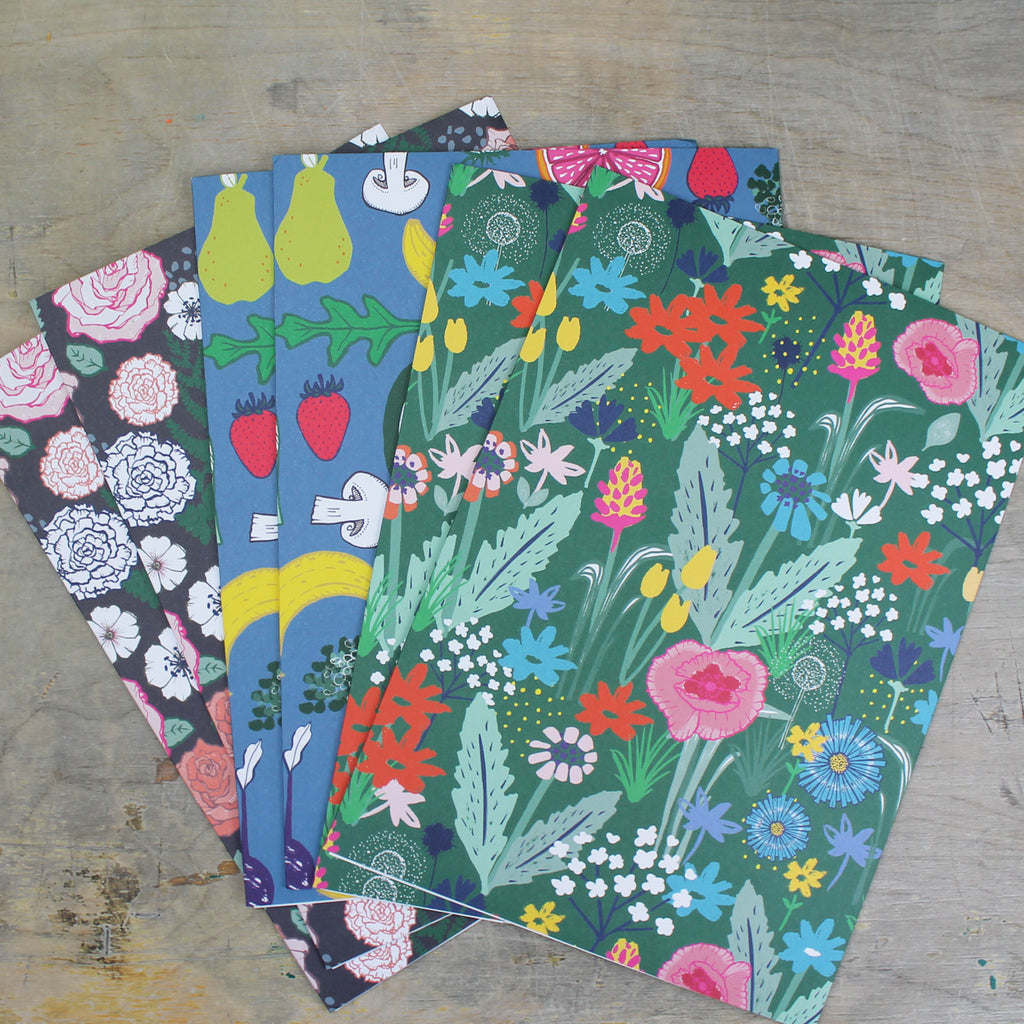Mixed Botanical Gift Wrap Pack - Martha and Hepsie