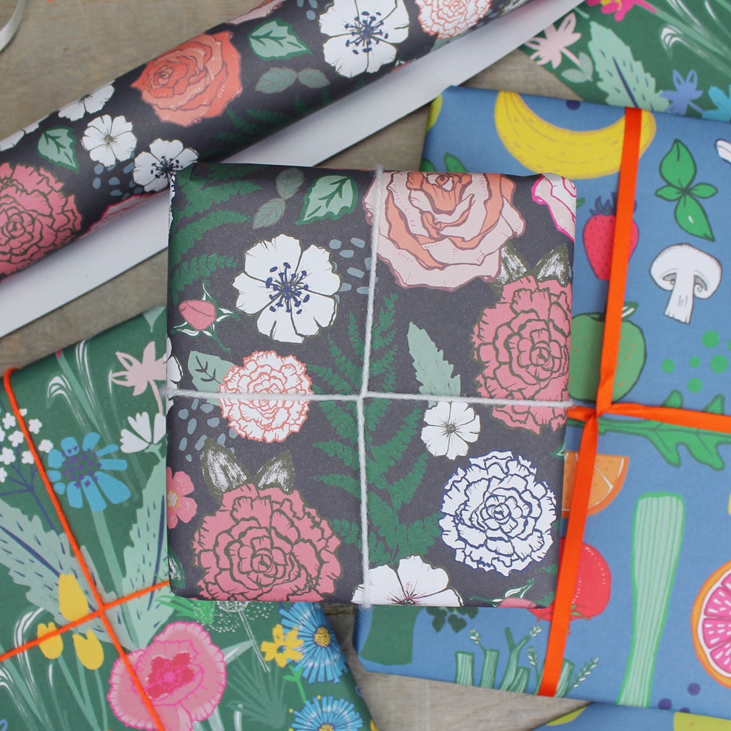 Mixed Botanical Gift Wrap Pack - Martha and Hepsie