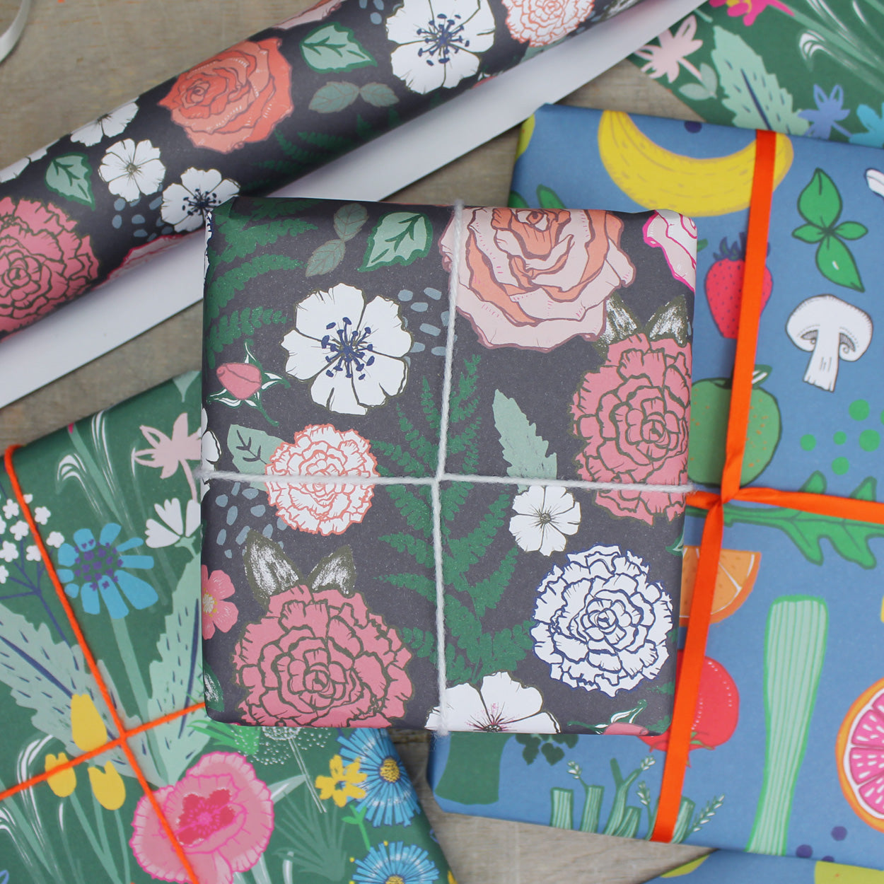 Mixed Botanical Gift Wrap Pack - Martha and Hepsie
