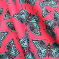 Pink Butterfly Fabric - Martha and Hepsie