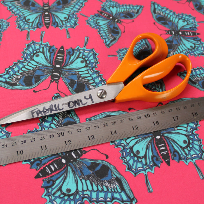 Pink Butterfly Fabric - Martha and Hepsie