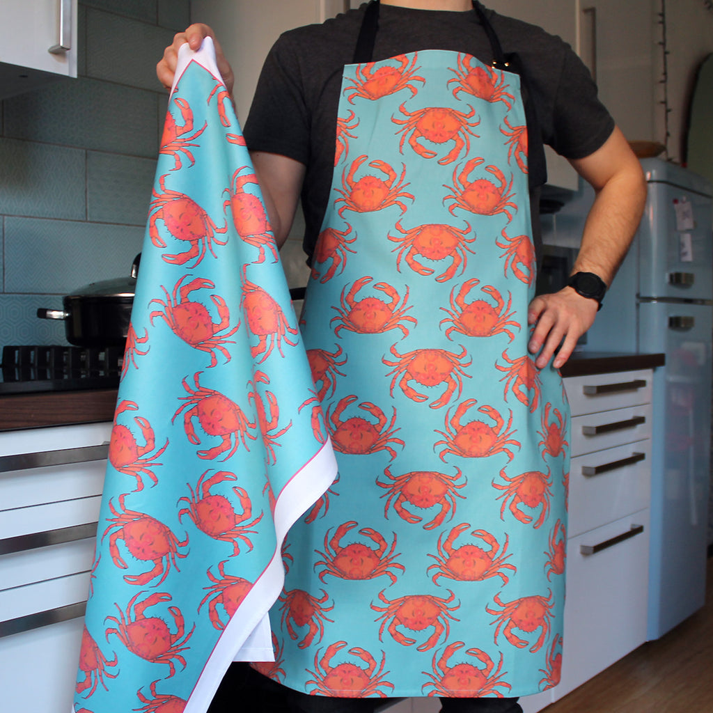 Crab Kitchen Apron - Martha and Hepsie