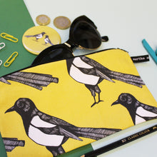 Load image into Gallery viewer, Yellow Magpie Pencil Case - Martha and Hepsie
