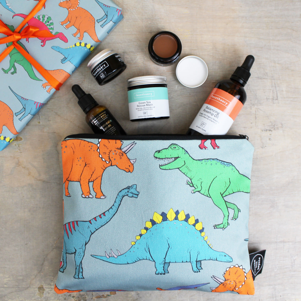 Dinosaur Wash Bag - Martha and Hepsie