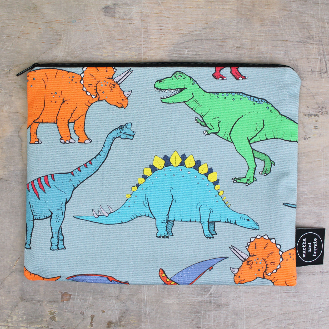 Dinosaur Wash Bag - Martha and Hepsie