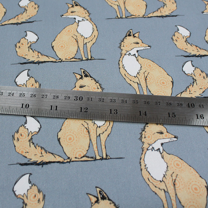 Grey Fox Fabric - Martha and Hepsie