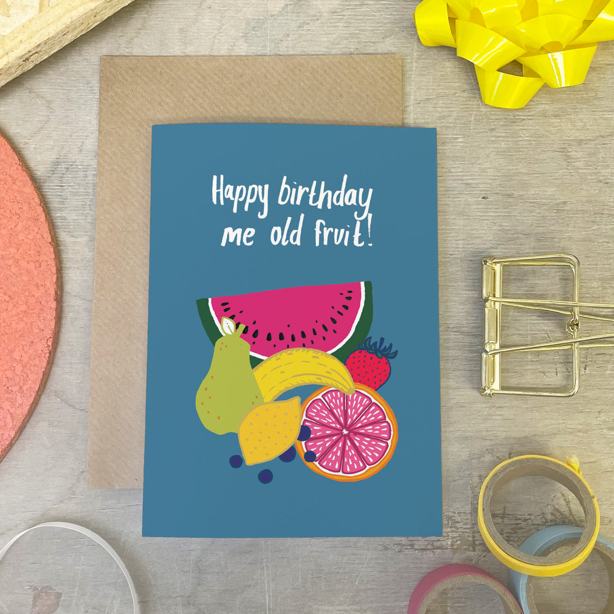 Fruit Birthday Card - Martha and Hepsie