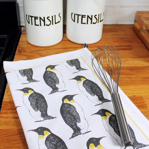 Penguin Tea Towel - Martha and Hepsie