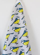 Load image into Gallery viewer, Blue Tit Bird Tea Towel - Martha and Hepsie
