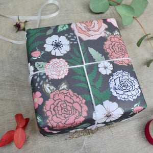 Rose and Fern Gift Wrap