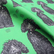 Labradoodle Dog Fabric - Martha and Hepsie