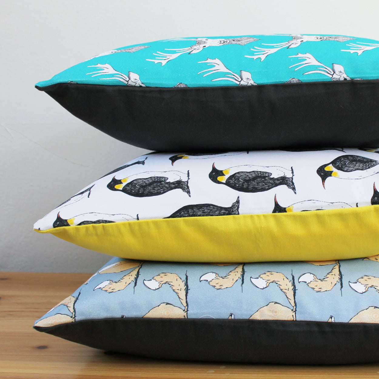 Stags Head Cushion - Martha and Hepsie