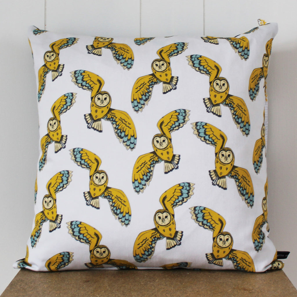 Owl Cushion - Martha and Hepsie