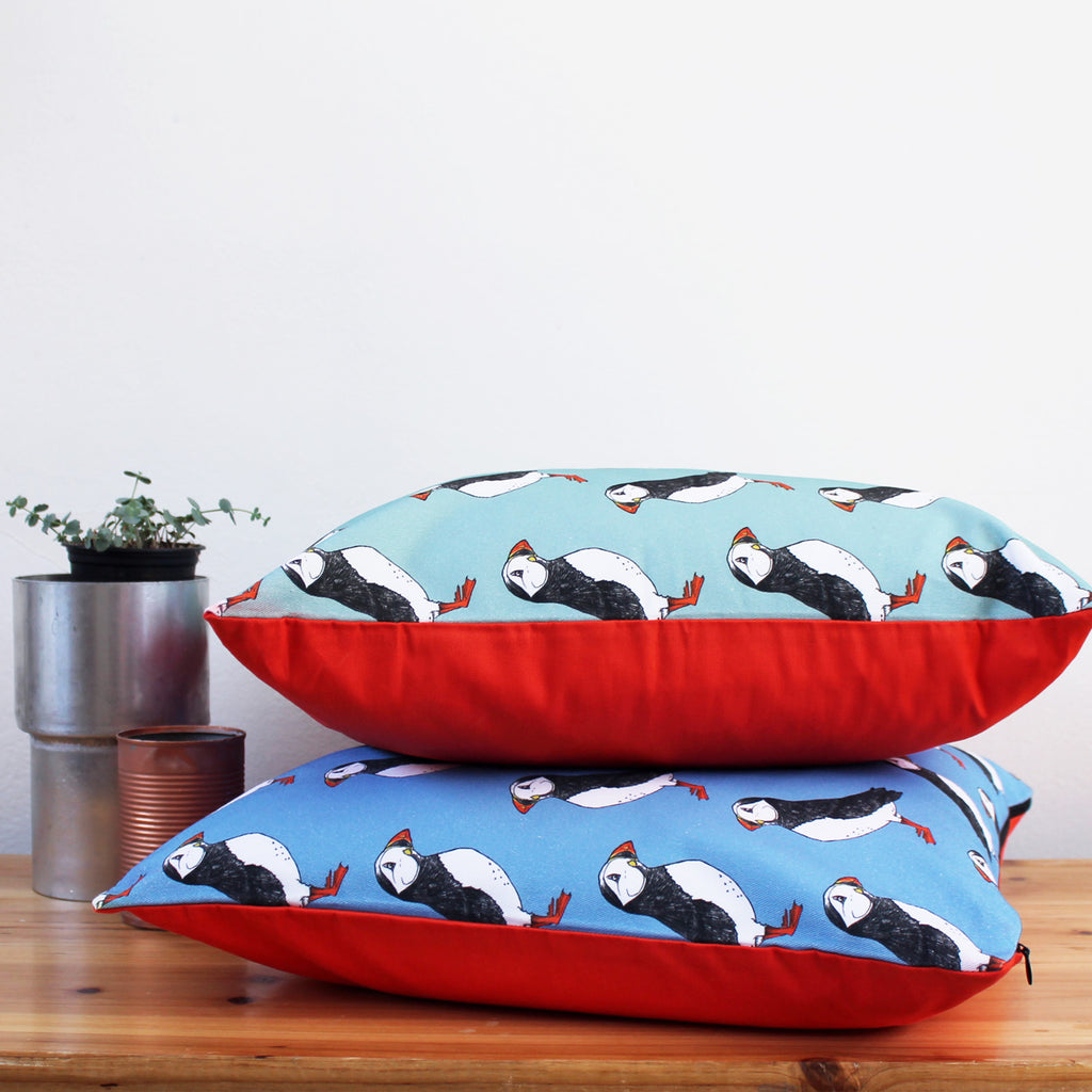 Puffin Cushion - Martha and Hepsie
