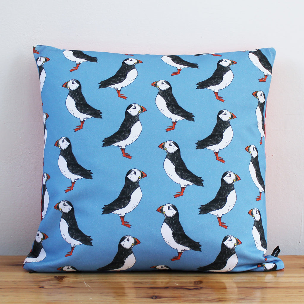 Puffin Cushion - Martha and Hepsie