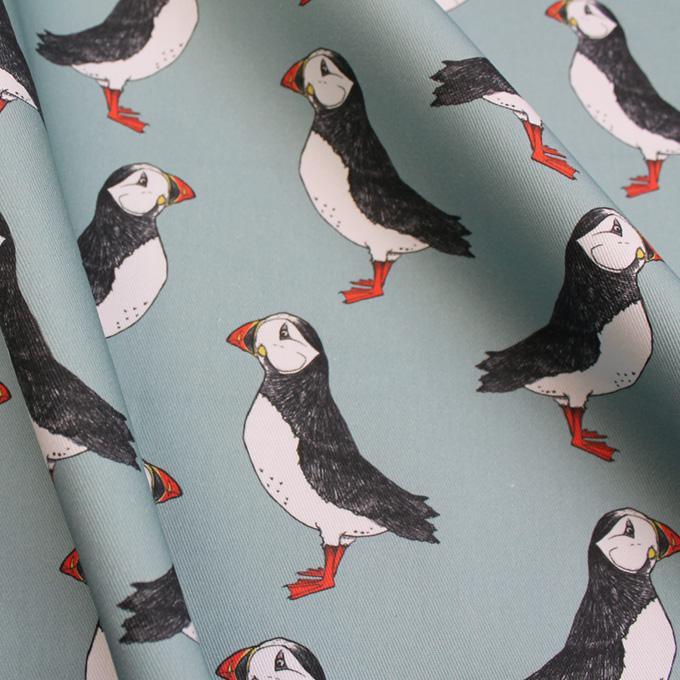 Puffin Fabric - Martha and Hepsie