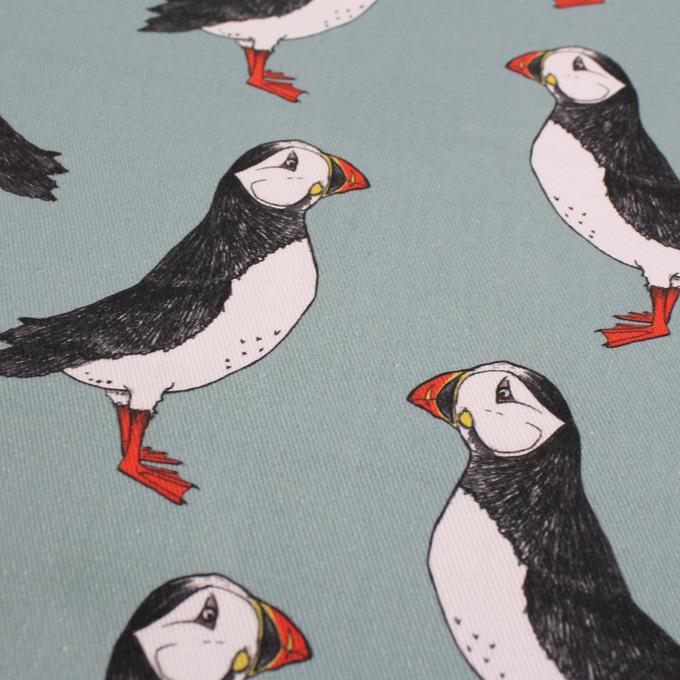 Puffin Fabric - Martha and Hepsie