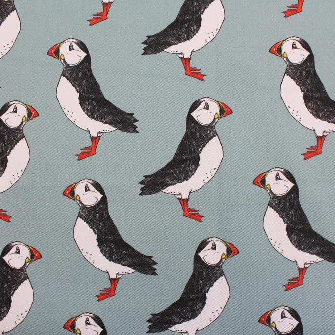 Puffin Fabric - Martha and Hepsie