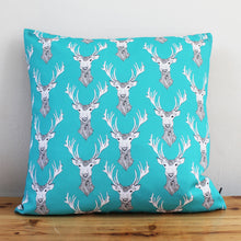 Load image into Gallery viewer, Stags Head Cushion - Martha and Hepsie
