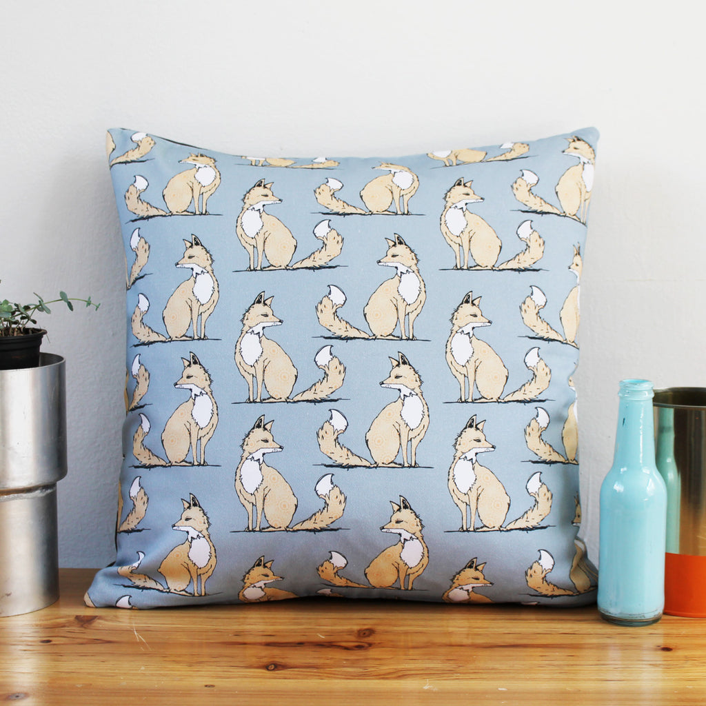 Grey Fox Fabric - Martha and Hepsie