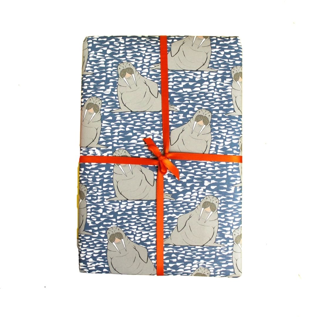 Walrus Gift Wrap - Martha and Hepsie